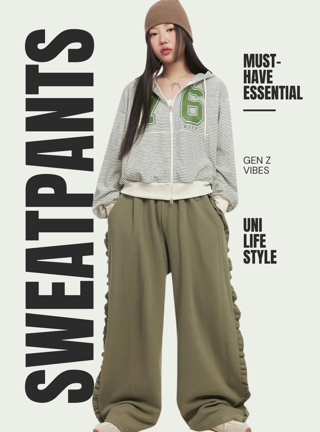Gen Z & Korean Campus Streetwear Sweatpants Guide – Style Tips & Outfit Inspo