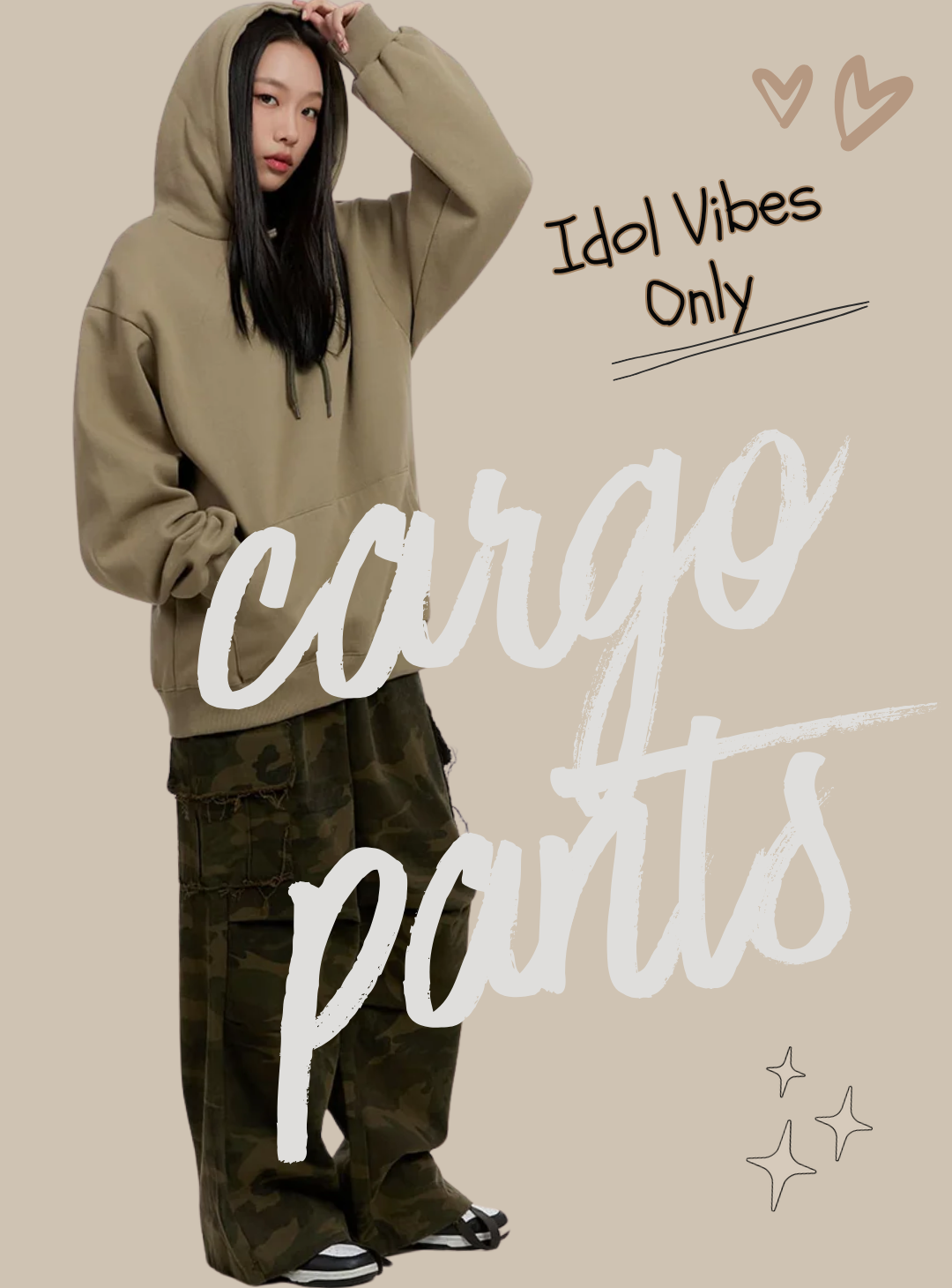 Steal K-pop Idol Looks: Shop Lewkin Cargo Pants for Fans