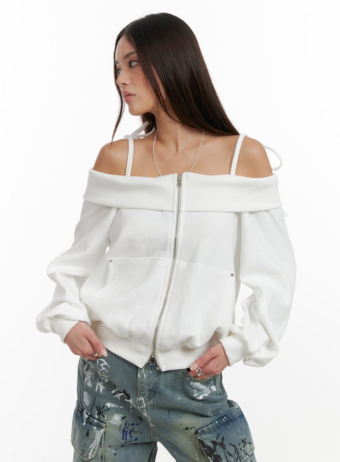 off-shoulder-strap-zip-up-sweatshirt-ca430