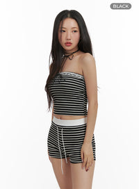 lace-striped-tube-top-cy403