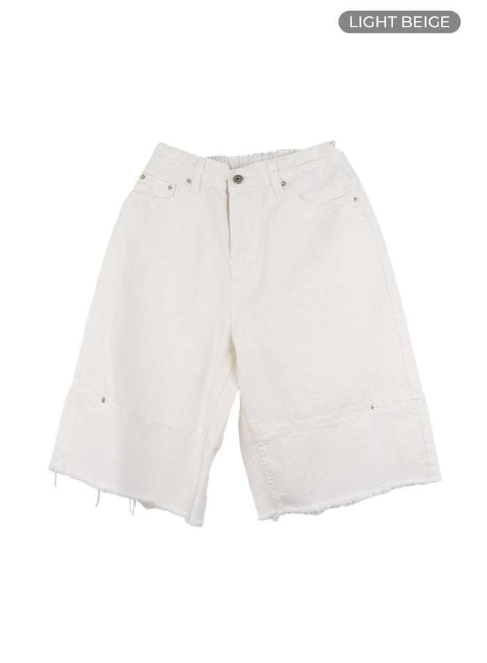 relaxed-fit-jorts-ca423 / Light beige