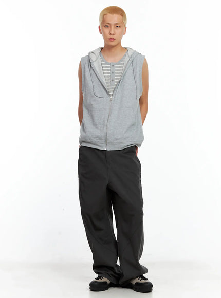 mens-cotton-zip-up-hoodie-vest-il511