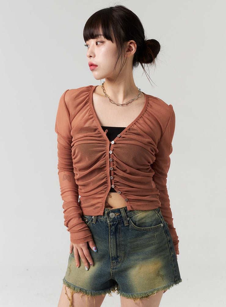 button-mesh-cardigan-cl314