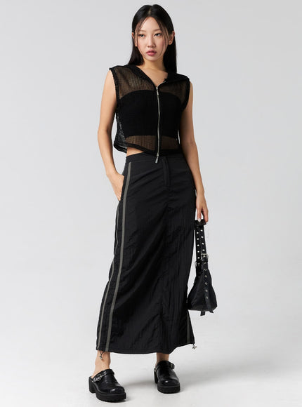 nylon-banded-maxi-skirt-cg310