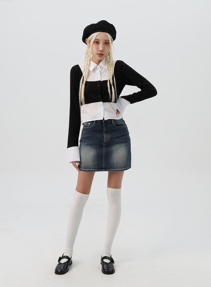 washed-denim-mini-skirt-is311