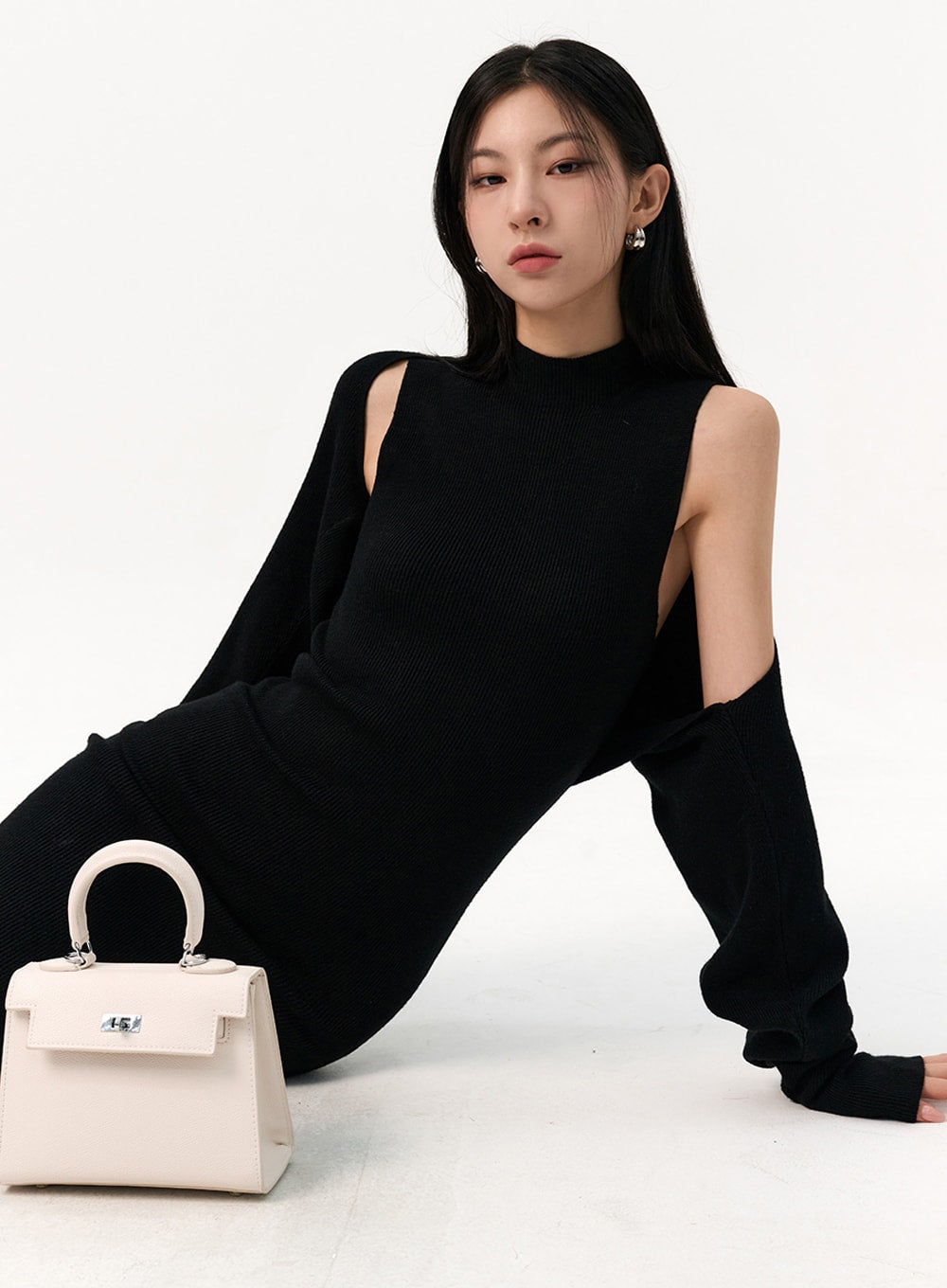 2021 Summer Black Print Korean Fashion Maxi Dress High Quality Flower –  astore.in
