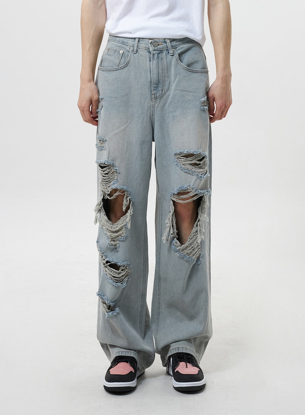 Ripped Baggy Jeans CY3191