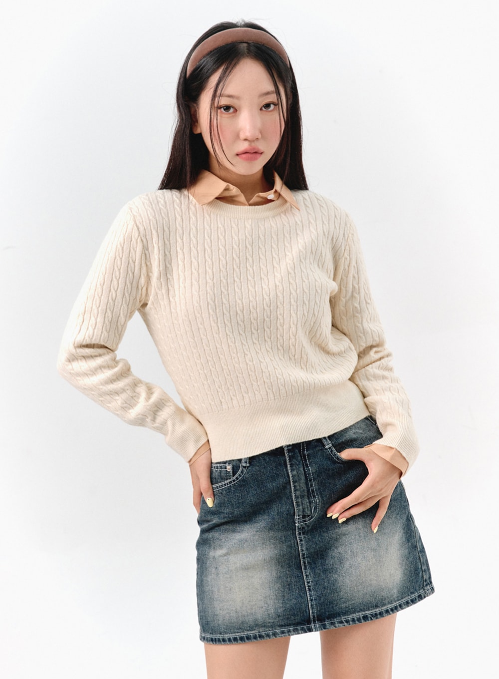 Cable-Knit Sweater IG325