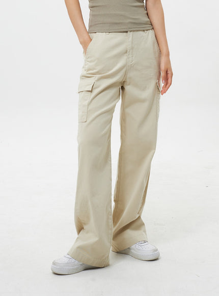 Cotton Cargo Pants IY312