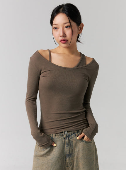 ribbed-layered-cami-and-long-sleeve-top-cg316