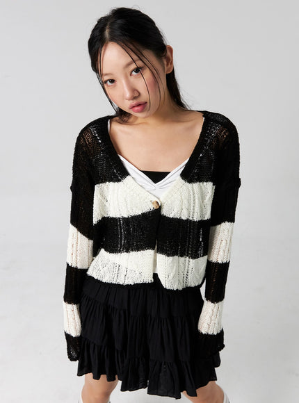 stripe-cropped-cardigan-cg303