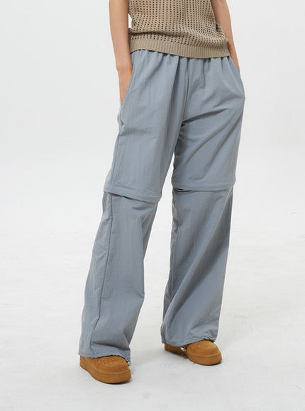 Color Wide Track Pants IY312