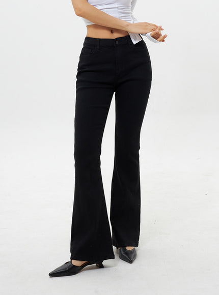 Slim Fit Bootcut Pants IY311