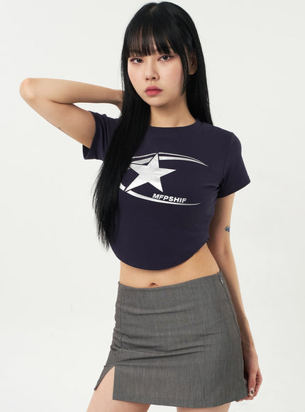 Star Cropped Tee CA327