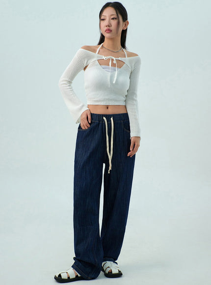 drawstring-jeans-cy330