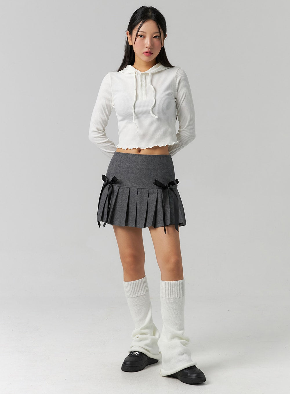 ribbon-pleated-mini-skirt-cs320