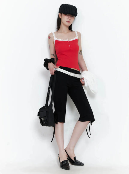 tie-detail-capri-pants-is508