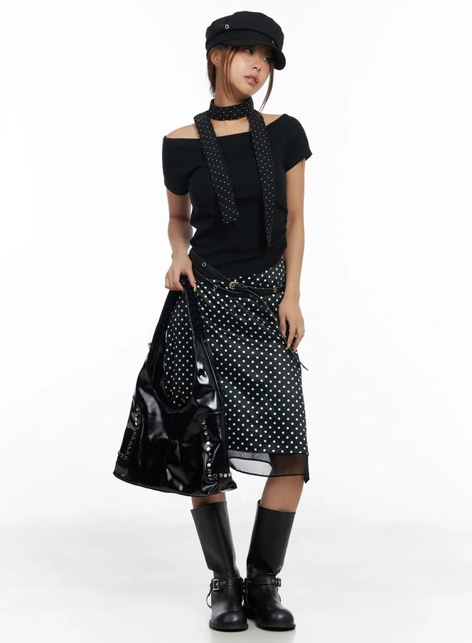layered-polka-dot-satin-midi-skirt-cm520