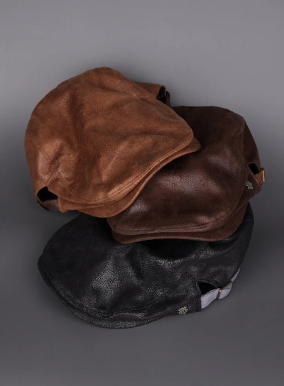 mens-vintage-faux-leather-flat-cap-il514