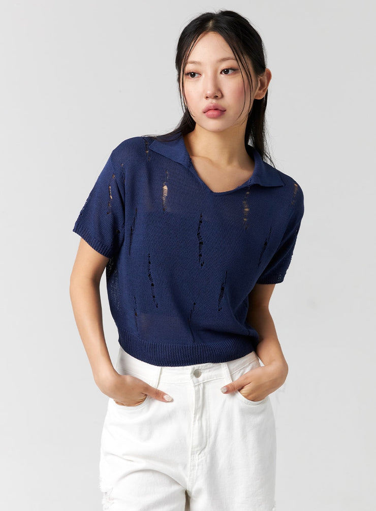 collared-ripped-short-sleeve-top-cg310