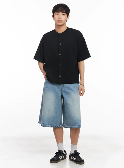 mens-short-sleeve-buttoned-sweater-iu518