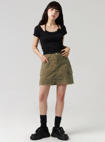 cargo-mini-skirt-cl312