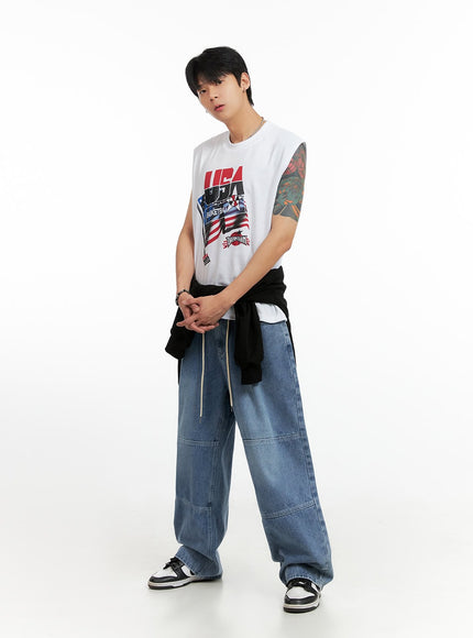 mens-drawstring-wide-fit-jeans-ig402