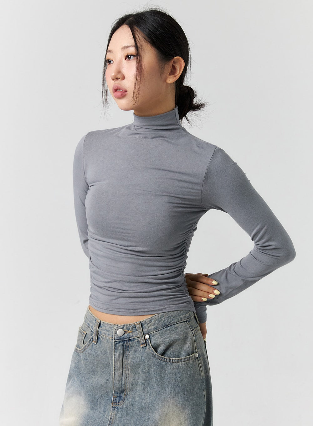 mock-neck-slim-long-sleeve-top-cs305