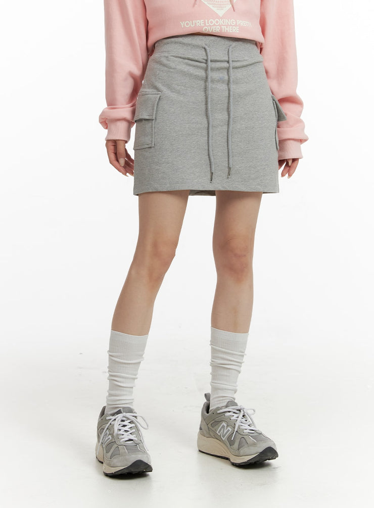 cargo-sweat-mini-skirt-cf415