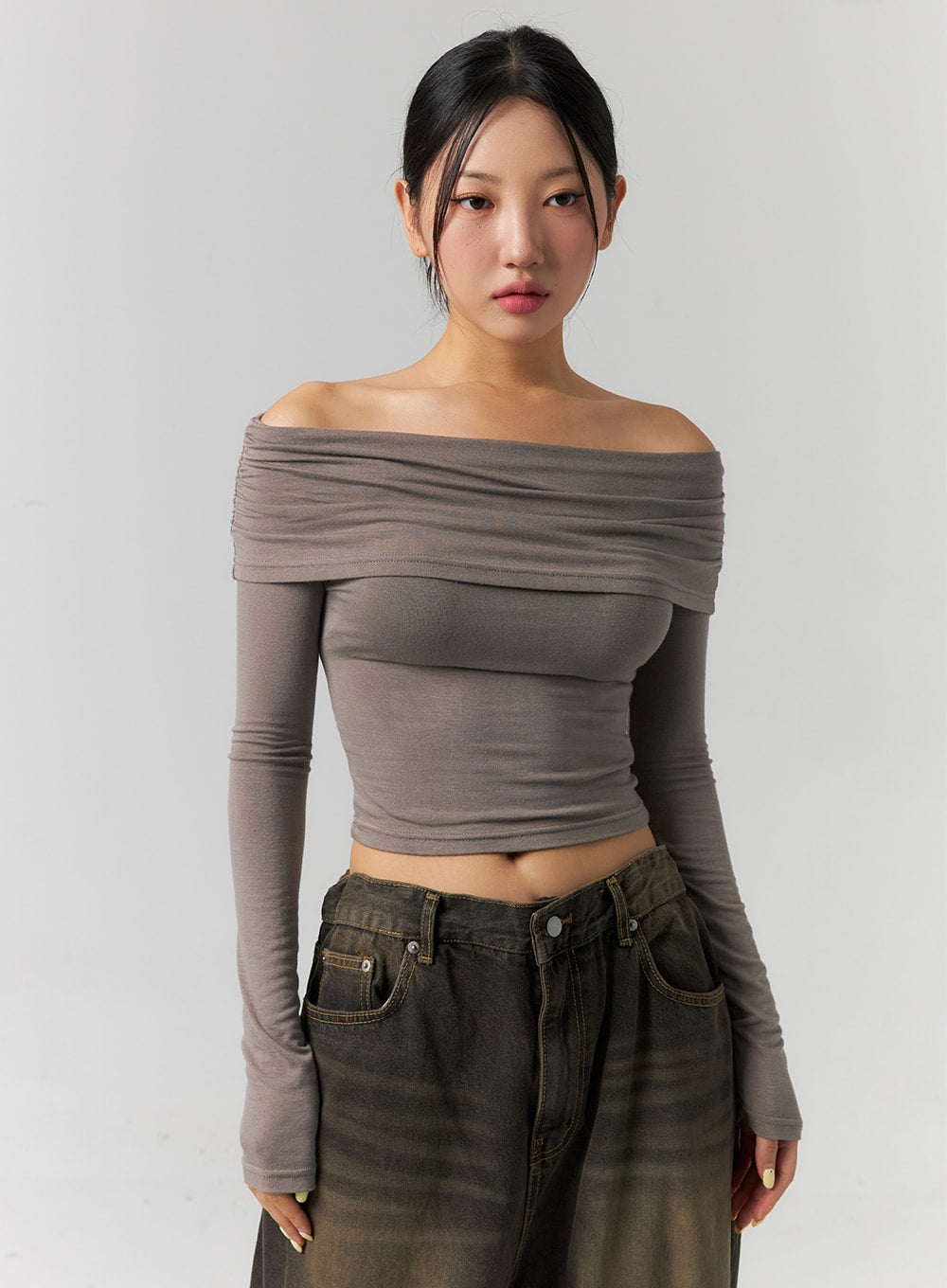 Cropped Sweater Acne Off Shoulder Sweater Sweaters 2025 Fashion