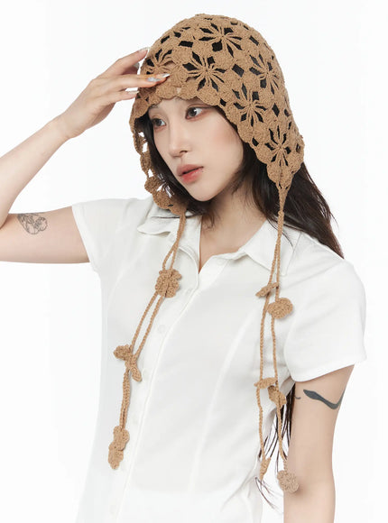 bohemian-floral-bandana-cu510 / Beige