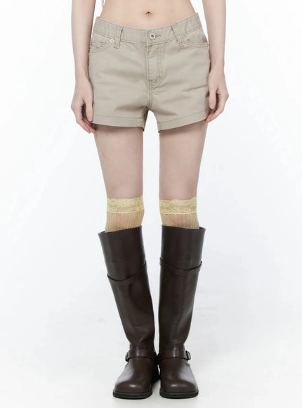utility-pocket-shorts-iu512 / Beige