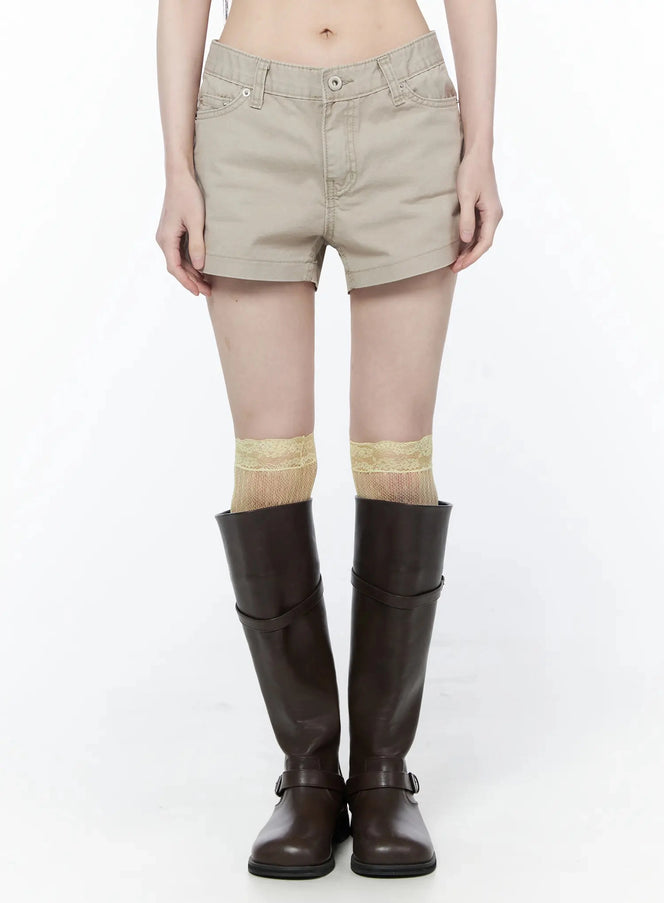 utility-pocket-shorts-iu512 / Beige
