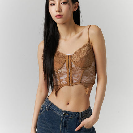 lace-cropped-corset-top-id306 / Beige