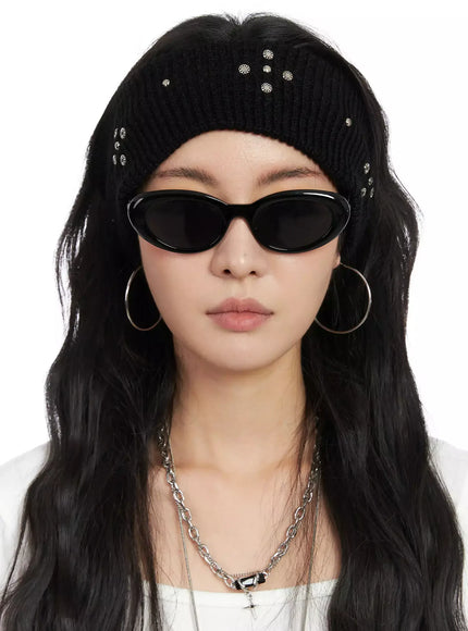 crisscross-rhinestones-headband-in528 / Black