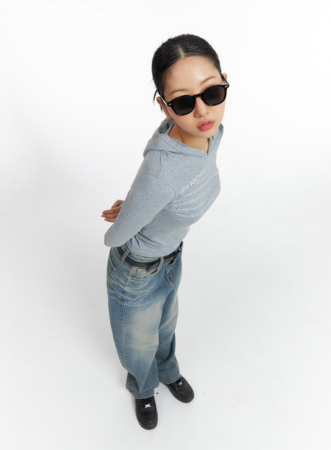 basic-square-sunglasses-if421 / Black