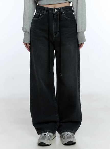 lucinda-high-rise-wide-leg-jeans-cg512 / Black