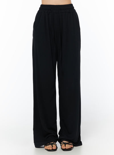 relaxed-fit-sweatpants-iu519 / Black
