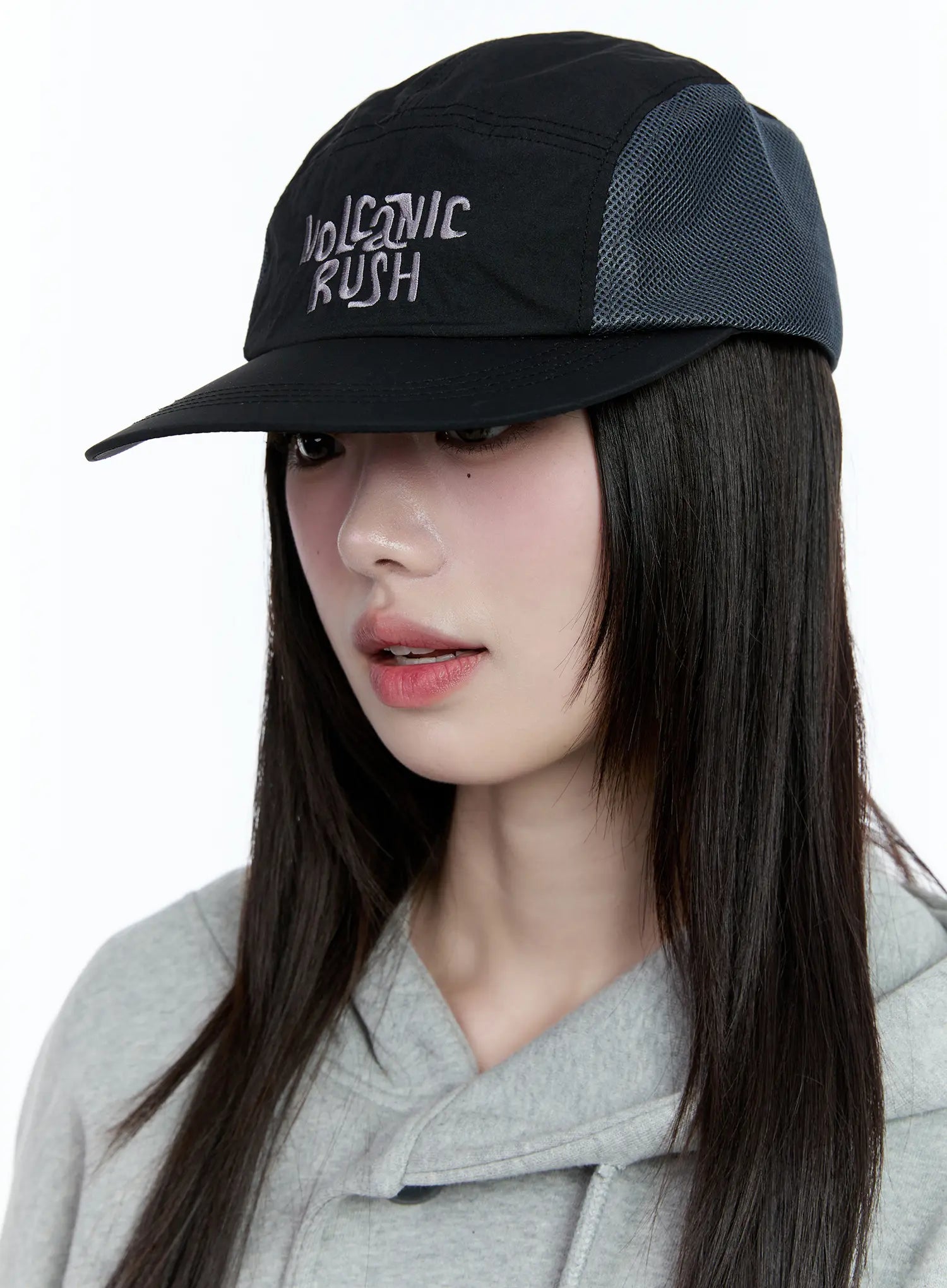 dual-tone-graphic-baseball-cap-cg511 / Black