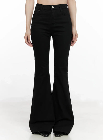 dream-chic-black-flare-jeans-in514 / Black