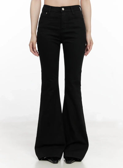 dream-chic-black-flare-jeans-in514 / Black
