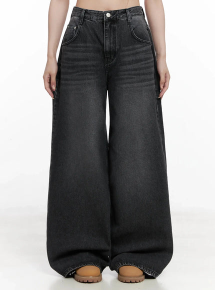 sutton-wide-leg-jeans-in514 / Black