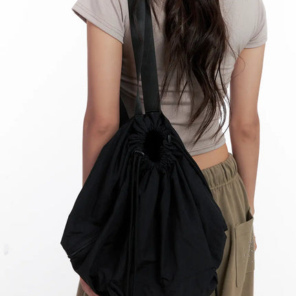 classic-lightweight-drawstring-backpack-cl522 / Black