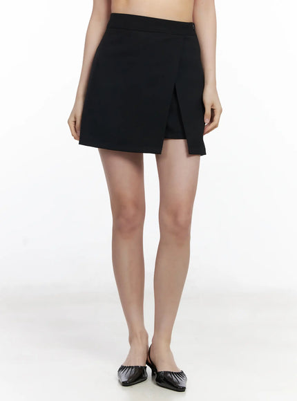 chic-a-line-mini-skirt-cj519 / Black