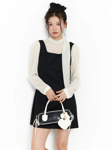 cute-a-line-dress-im524 / Black