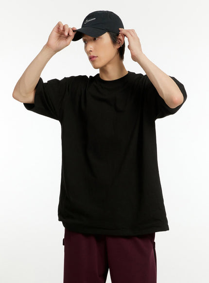 mens-oversized-t-shirt-il418 / Black