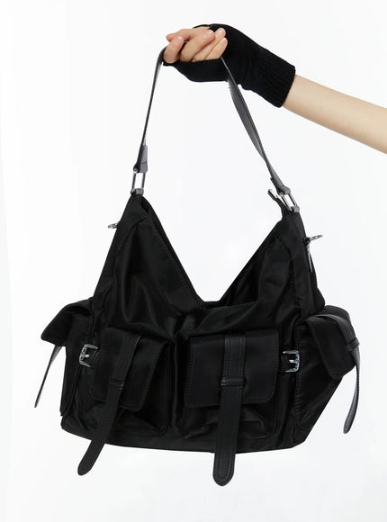 urban-utility-pocket-shoulder-bag-iu518 / Black