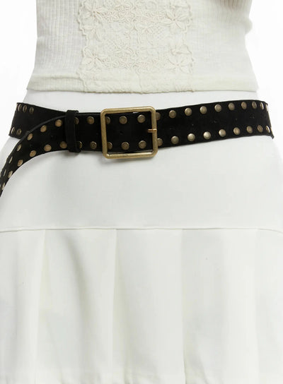 studded-textured-belt-id525 / Black