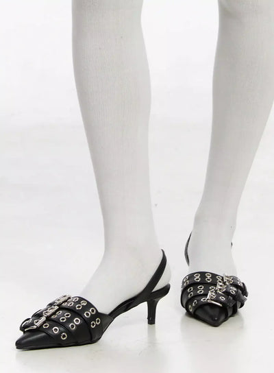 stylish-buckle-stiletto-heels-im530 / Black