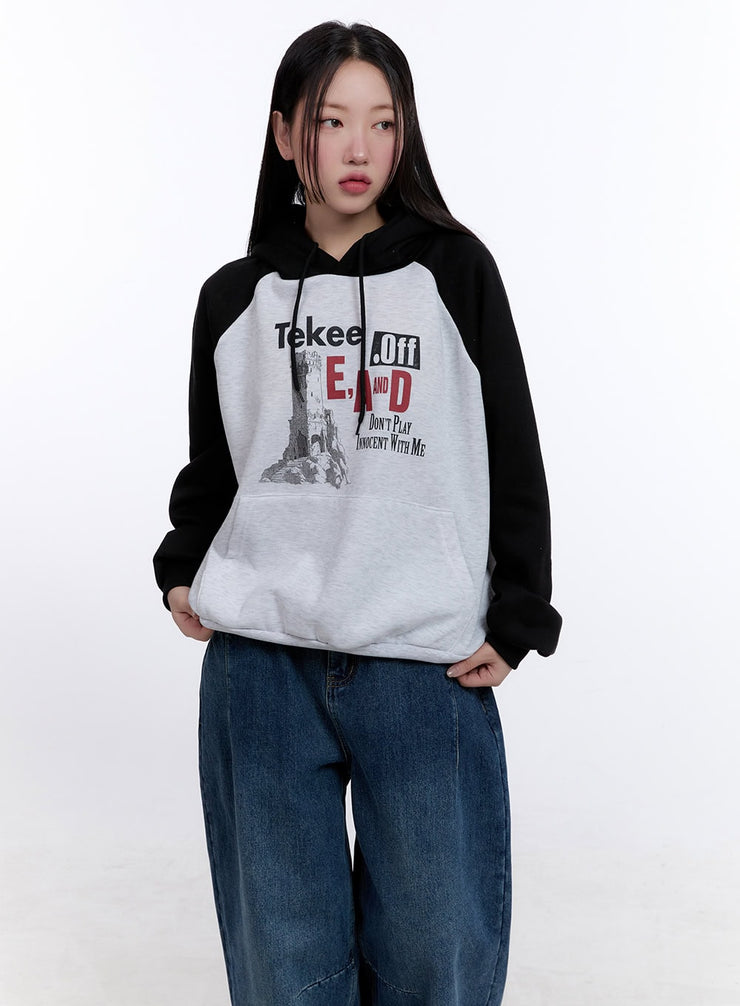 casual-oversized-graphic-hoodie-cj513 / Black